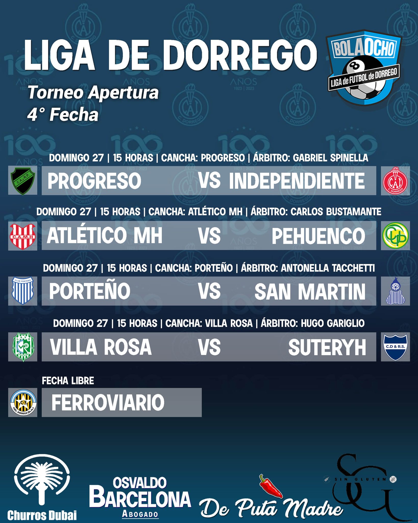 futbol 4ta fecha